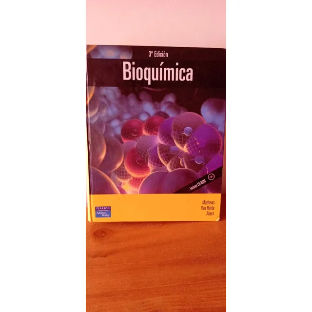 Bioquímica - Mathews, 3a Ed. Pearson, Tapa Dura
