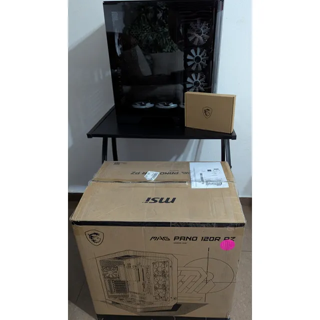 Msi Mag Pano 120r 7 Ventiladores Instalados Reversos Argb Negro