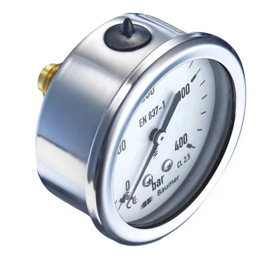 Manometro En Acero Dial 2-1/2 , 0-200psi, Conex 1/4  Trasera