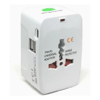 Adaptador Viajero Cargador 2 Usb 1 Tipo C Enchufe Universal Adaptador Viajero Cargador 2 Usb 1 Tipo C Enchufe Universal