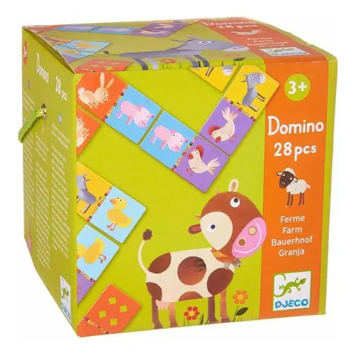 Domino Djeco Juego Animales Granja Cadaques Kids