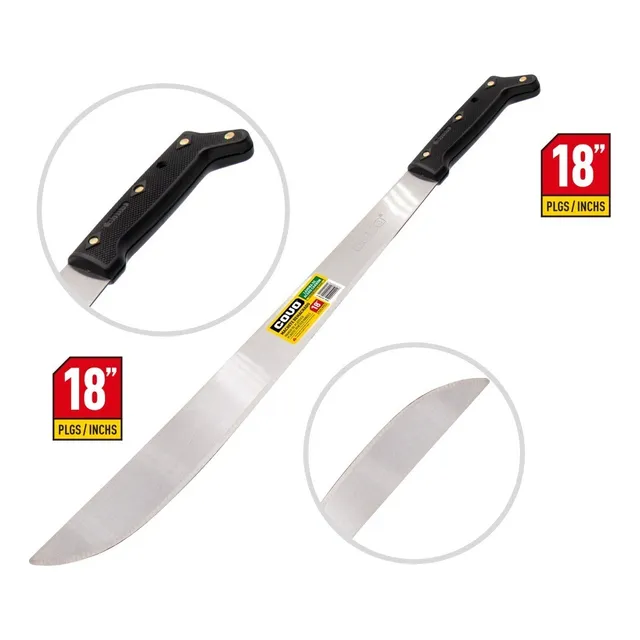 Machete Liniero Pulido 18 Pulgadas Mango Plastico Marca Covo
