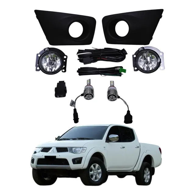 Kit Completo Neblineros Mitsubishi L200 2014-2015 +luces Led