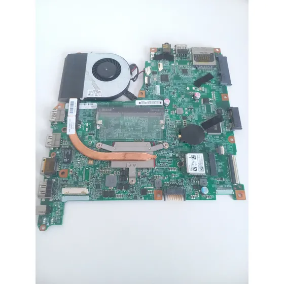 Placa Mãe Notebook Hp/compaq Cq21 C/ Defeito Para Peça Verde