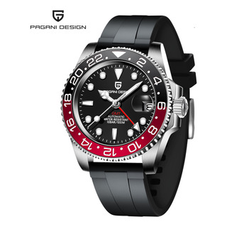 Reloj Mecánico Automático Para Hombre Gmt Two Time Zone Nigh Reloj Mecánico Automático Para Hombre Gmt Two Time Zone Nigh