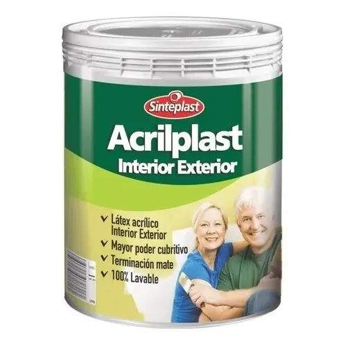 Acrilplast Latex Interior Exterior Sinteplast | Colores | 4l