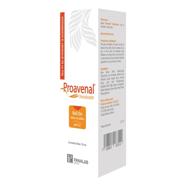 Proavenal Desodorante Frasco Roll-on 90ml Piel Sensible
