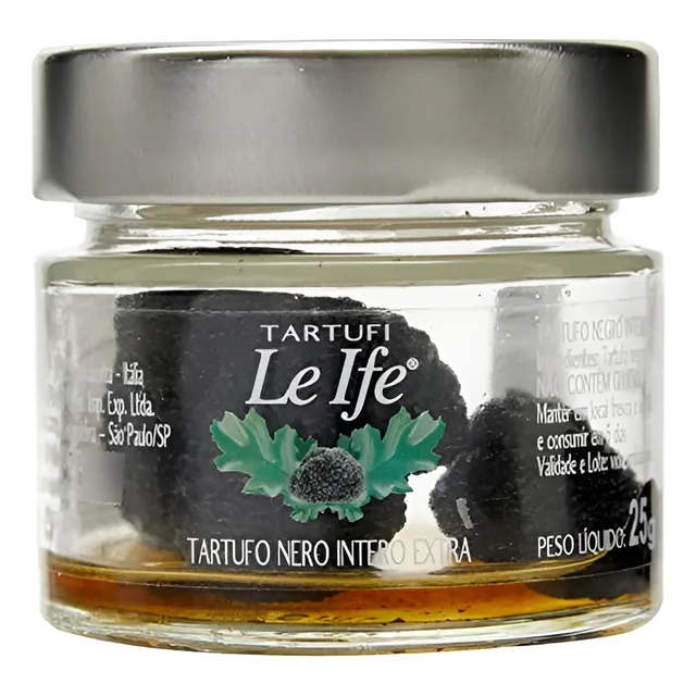 Trufa Negra Inteira Ao Natural Tartufo Negro Le Ife 25g