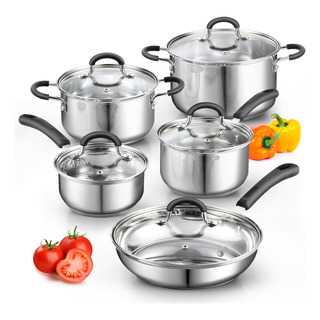 Set De Utensilios De Cocina Cook N Home De Acero Inoxidable, Set De Utensilios De Cocina Cook N Home De Acero Inoxidable,