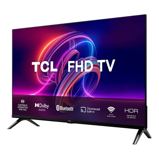Smart Tv 40 Polegadas Tcl S5400 Fhd Android Wifi Hdmi Usb