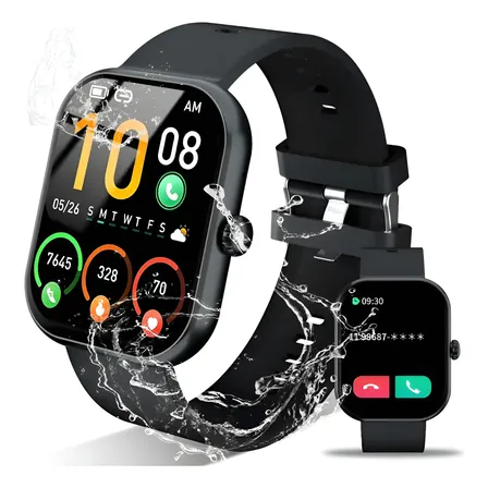 Smartwatch Relógio Inteligente Esportivo Bluetooth Alexa Preto