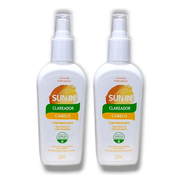 Phytoervas Sun In Clareador De Cabelos 120ml - 2 Unidades