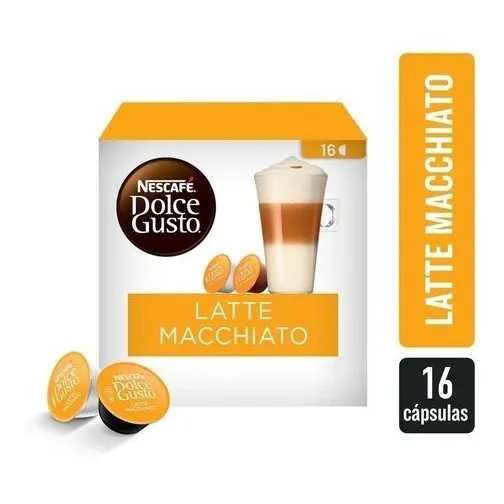 Cafe En Capsulas Nescafe Dolce Gusto Latte Macchiato X 16 Un