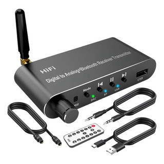 Receptor Y Transmisor Bluetooth 5.1 Hifi Audio Estéreo Receptor Y Transmisor Bluetooth 5.1 Hifi Audio Estéreo
