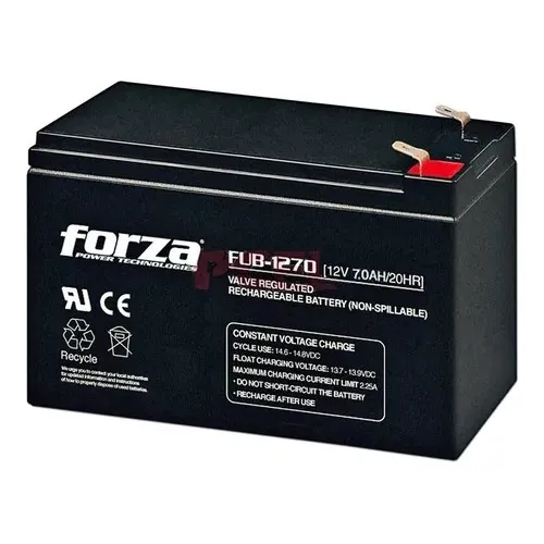 Bateria Forza Capacidad 7 Ah Voltaje 12v Nueva Ups