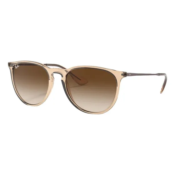 Anteojos de sol Ray-Ban Erika Color Mix talle Standard armazón polished shiny transparent brown y lente brown