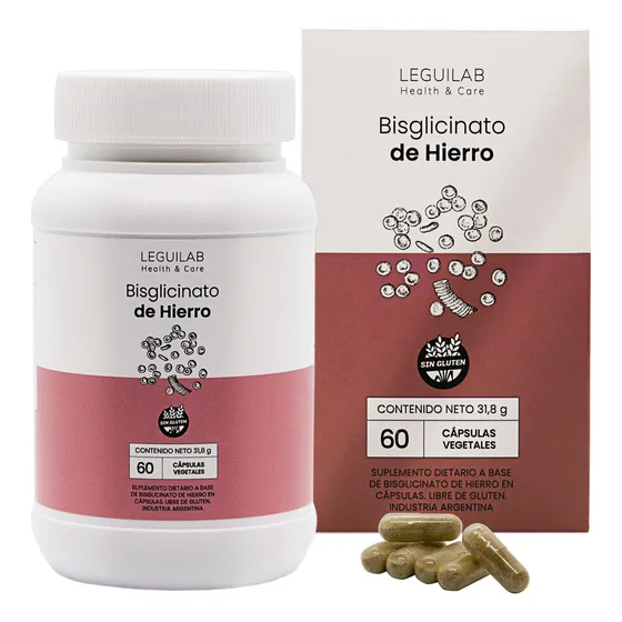 Leguilab Bisglicinato De Hierro Suplemento Alimentario X 60c