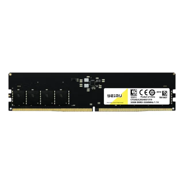 Memoria Ram Weimu D5/32gb 32gb Ddr5 5200mhz Negro Desktop
