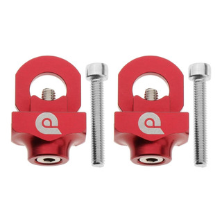 2x De Ajuste Del Tensor De Cadena Bmx Plegable Rojo 2x De Ajuste Del Tensor De Cadena Bmx Plegable Rojo