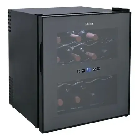 Adega Pad16e Com Display Digital 16 Garrafas Philco Bivolt