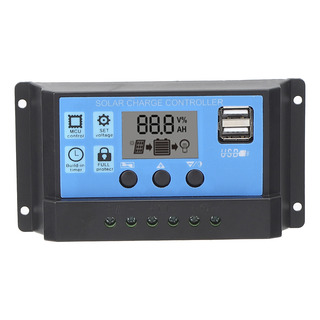 Controlador De Carga Solar Lcd Dual Usb Pwm Regulador De Controlador De Carga Solar Lcd Dual Usb Pwm Regulador De