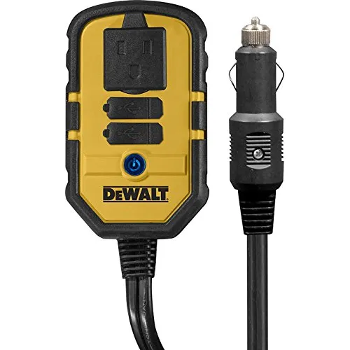Convertidor De Potencia Dewalt 120v Ca 12vdc Puerto Usb 