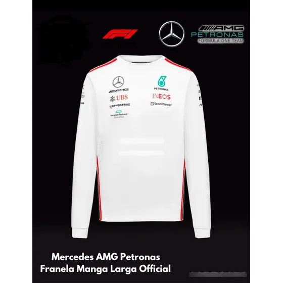 Franela Manga Larga Mercedes Amg Petronas Official