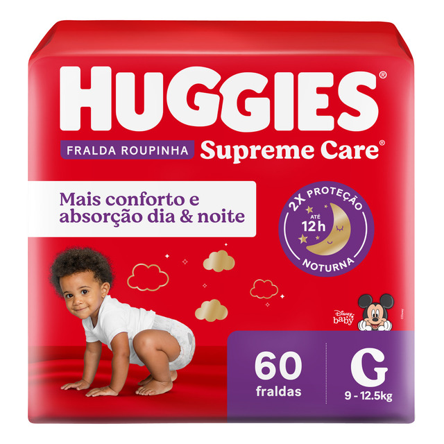 Huggies Fralda Roupinha Supreme Care G 60 Unidades Huggies Fralda Roupinha Supreme Care G 60 Unidades