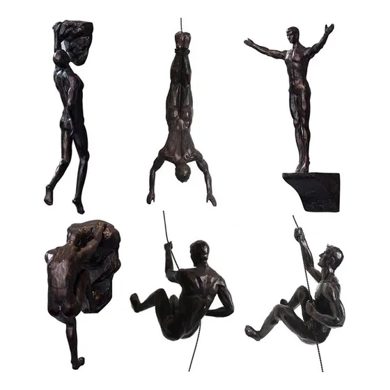 Escultura Escaladora, 6 Piezas Decoración Pared Para Hombres