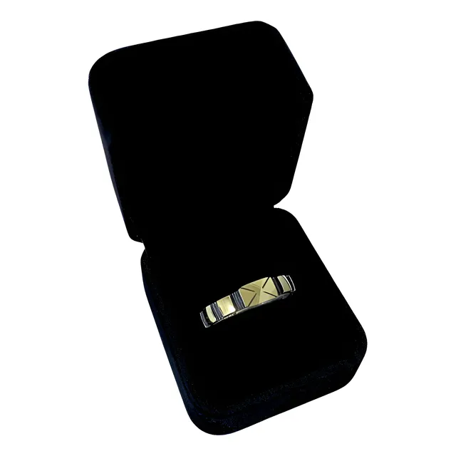 Anillo Denario Regalo Papá Novio Plata Lámina Oro 18k Plateado 9