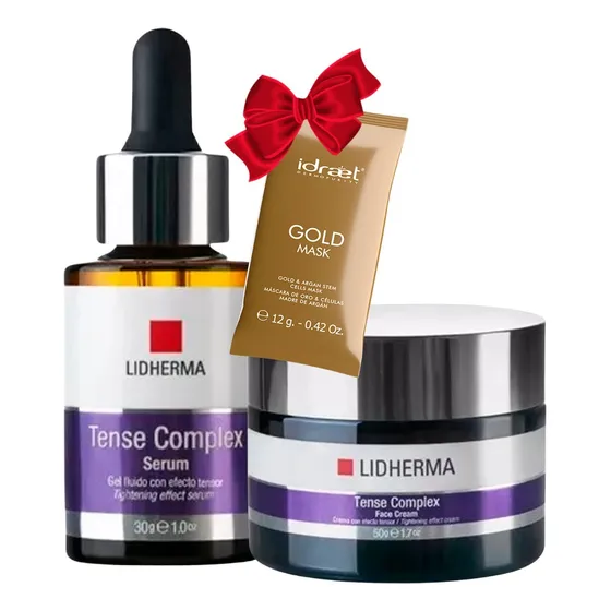 Skincare Kit Antiarrugas Tensor Tense Complex Lidherma