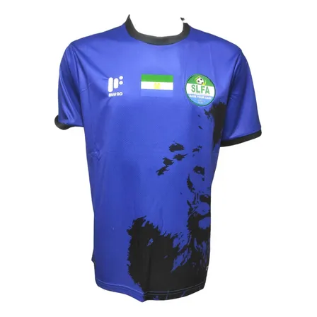 Camiseta Sierra Leona 2019 Titular Azul Original Mafro