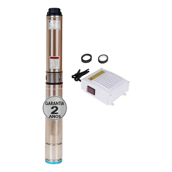 Bomba Submersa Caneta Palito 3pol 1cv Inox Poço Artesiano