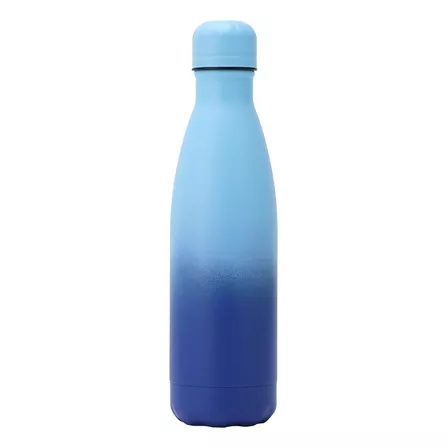 Botella Termica Acero Inoxidable Doble Capa Premium Color Azul - Celeste