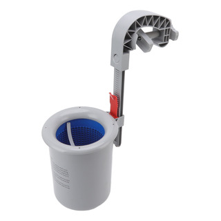 Desnatador De Piscina Automático De Plástico Gris Montado En Desnatador De Piscina Automático De Plástico Gris Montado En