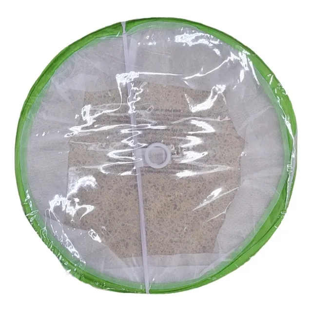 Protector Plato Comida Moscas Pelos Malla Cobertor Alimentos