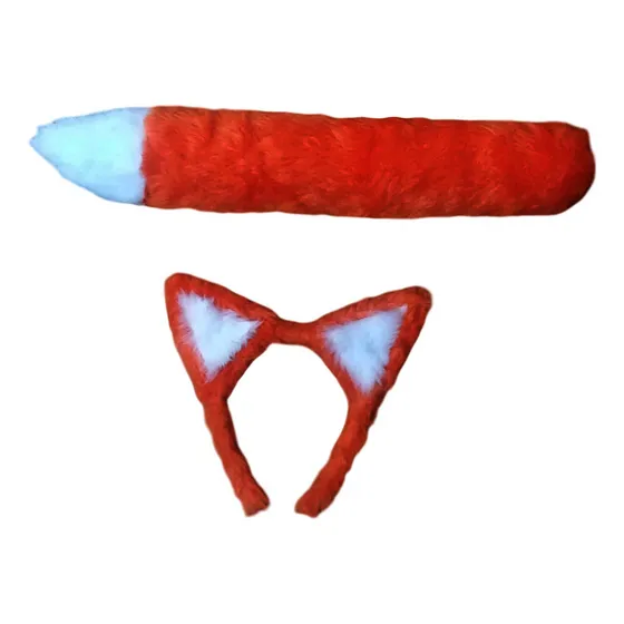 Disfraz Conjunto De Zorro Con Guantes