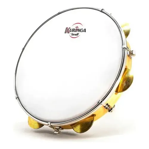 Contemporânea 78c Pandeiro Nylon 10 Madeira | Frete grátis