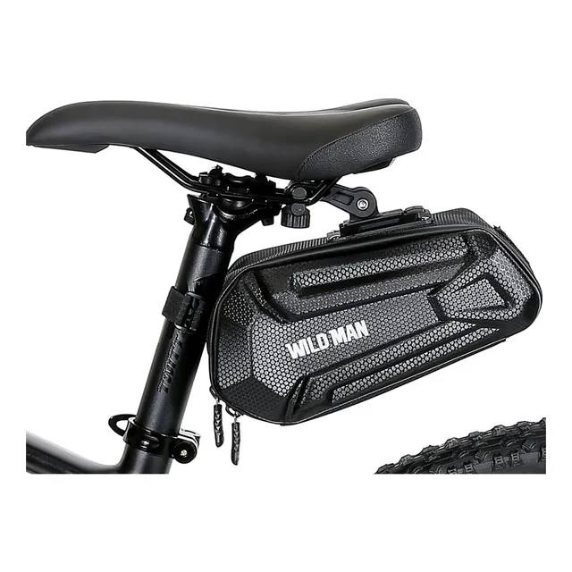 Bolsa De Asiento Para Bicicleta De Concha Dura 3d Wild Man C