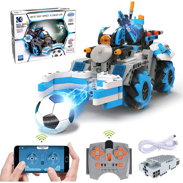 Fichas Armar Construcción Coche Carro Niño Control Remoto