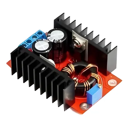 Convertidor Dc-dc Boost Elevador Ajustable De 6a 12-35v 150w