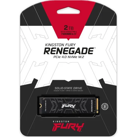Disco Solido Ssd M2 Pci-e 2tb Kingston Fury Renegade Gen 4
