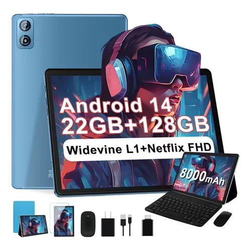 2025 Tablet 10'' Android 13,12 Gb+128gb 80 Blk