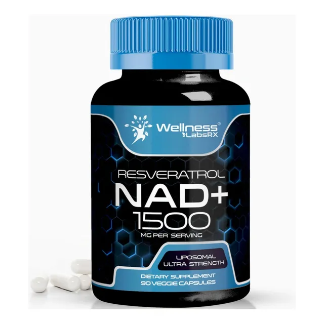 Liposomal Nad+ Con Resveratrol 1500 Mg Entrega Inmediata