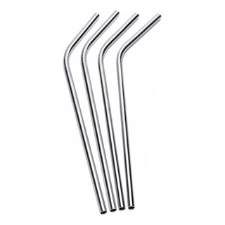 Popotes Acero Inox Reutilizable Ecológico 4pcs + Cepillito Popotes Acero Inox Reutilizable Ecológico 4pcs + Cepillito