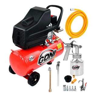 Kit Goni Compresor +manguera, Pistola, Calibrador + Inflador Kit Goni Compresor +manguera, Pistola, Calibrador + Inflador