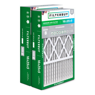 Filtro De Aire Filterbuy Merv 8 16x25x5 Dust Defense (paquet Filtro De Aire Filterbuy Merv 8 16x25x5 Dust Defense (paquet
