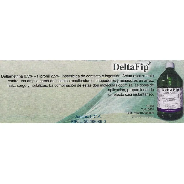 Deltafip® Insecticida Deltramtrina+fipronil 1 Lt X 12unids  