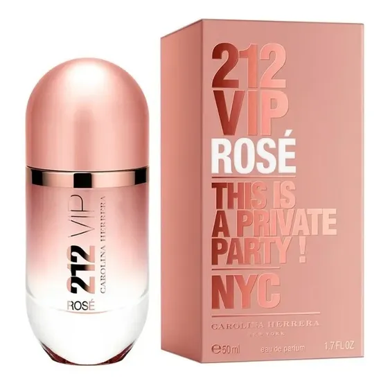 212 VIP Rose Perfume Carolina Herrera 212 VIP Rosé Eau de Parfum feminino Rose EDP 50ml para mujer