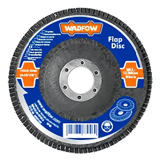 Disco Flap 115 Mm Grano 80 Wadfow Color Azul